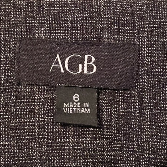 AGB Women's Gray Blazer Jacket - Picture 5 of 8